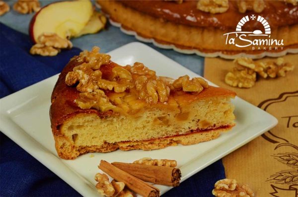 Apple & Walnut Cake Portion