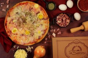 Bacon & Egg Pizza