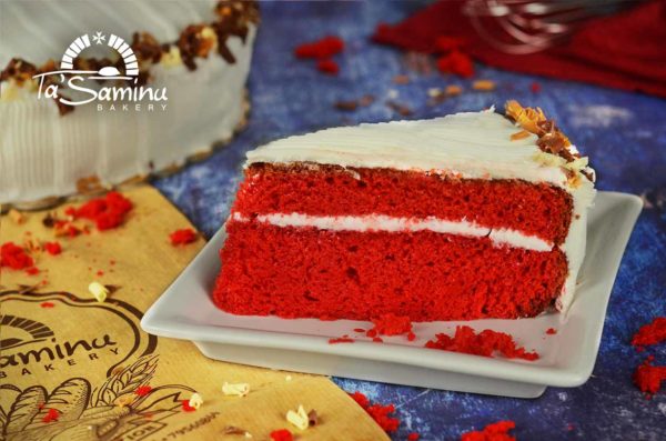 Red Velvet Cake Portion