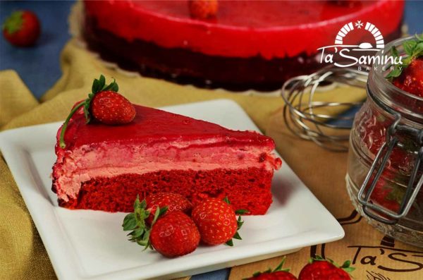 Strawberry Gateaux Portion