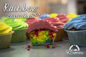 Rainbow Cupcakes