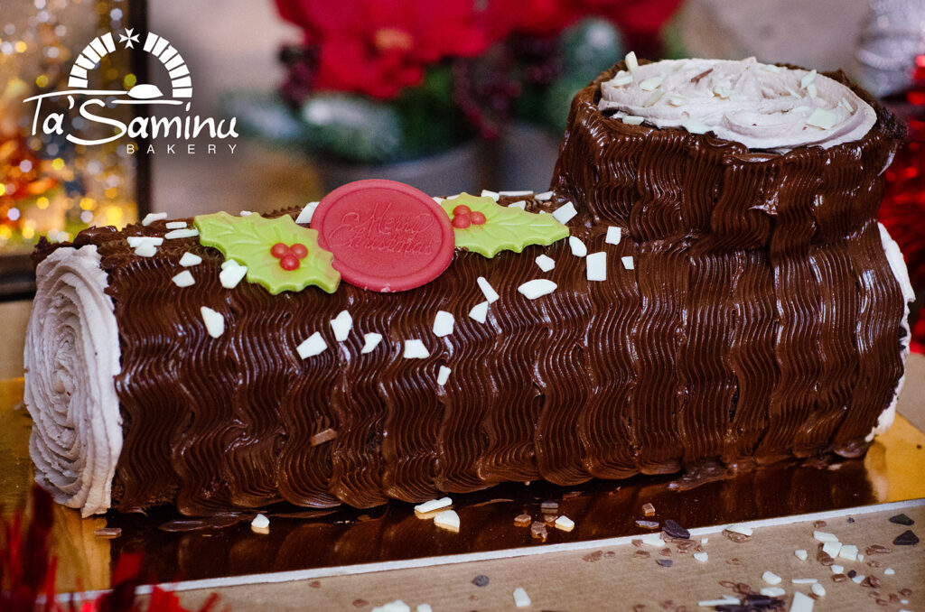 Chocolate & Mousse Roulade Christmas Log